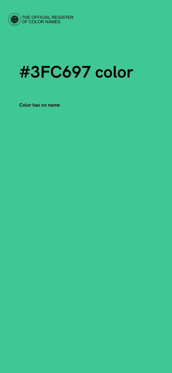#3FC697 color image
