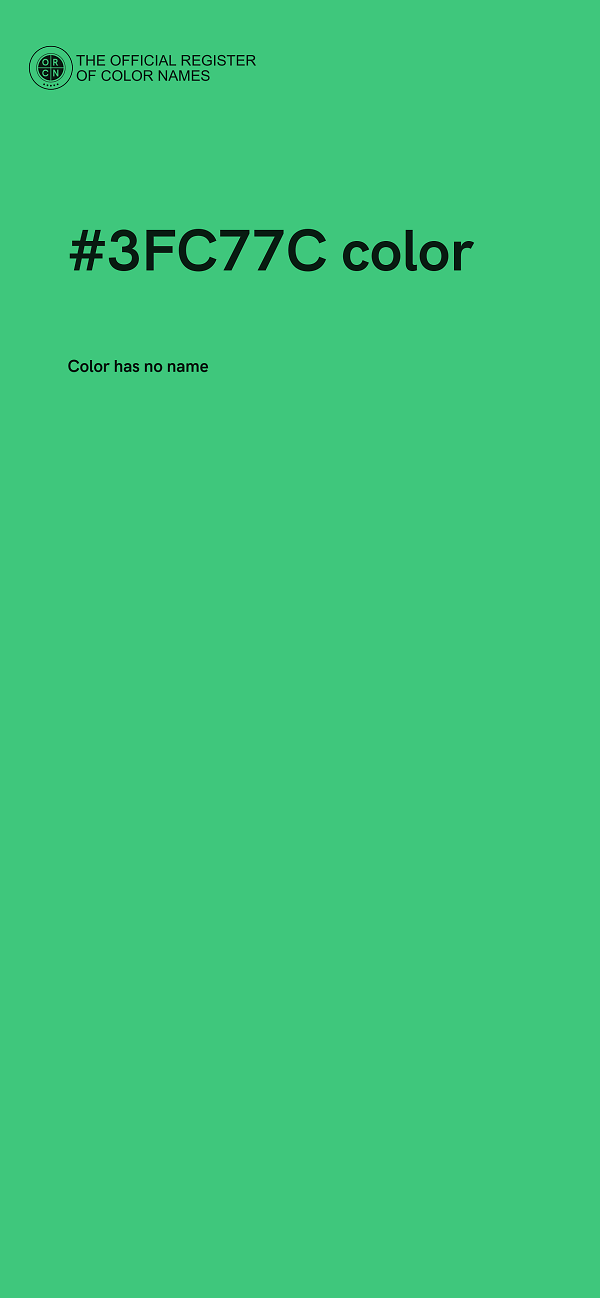 #3FC77C color image