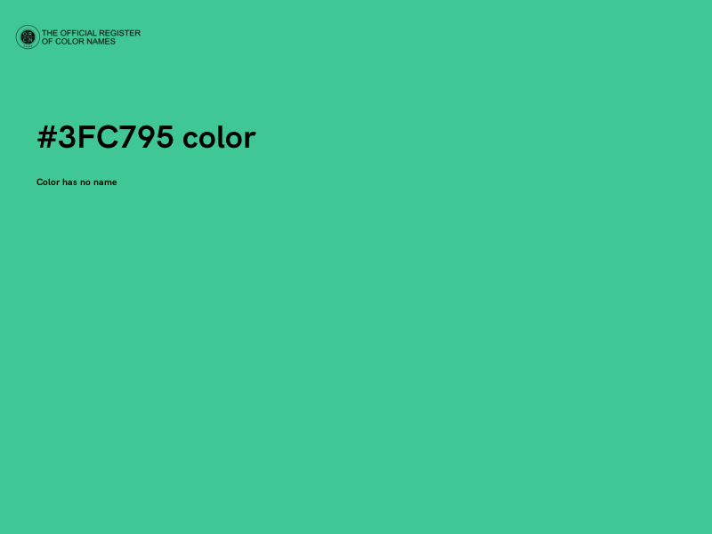 #3FC795 color image