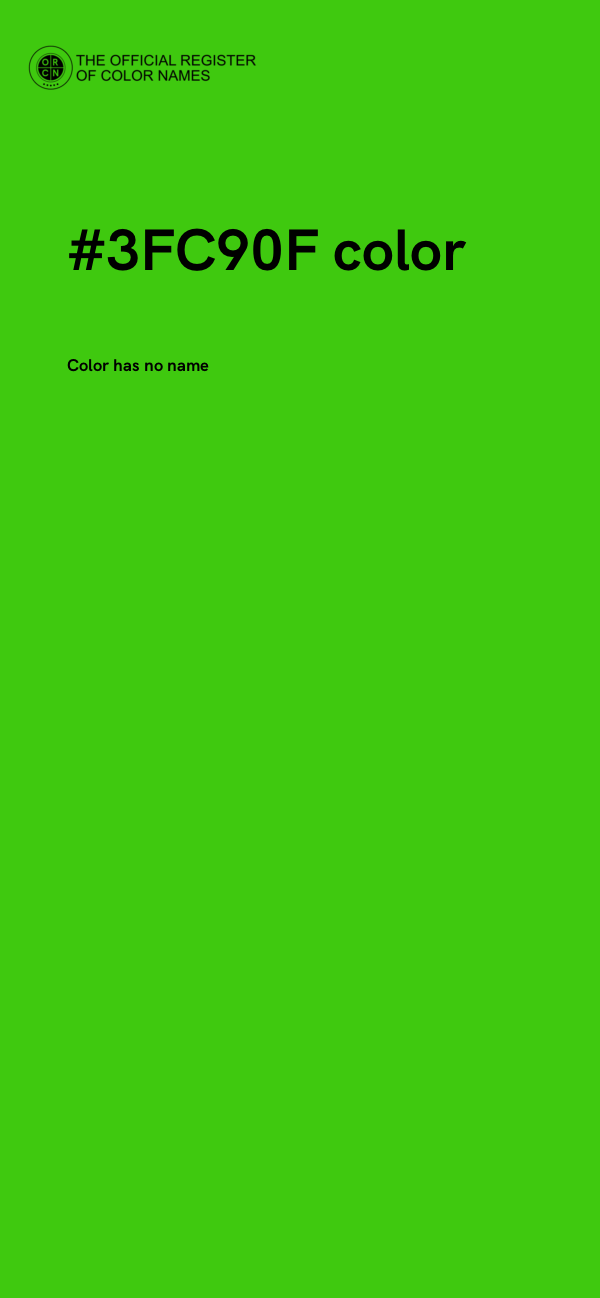 #3FC90F color image