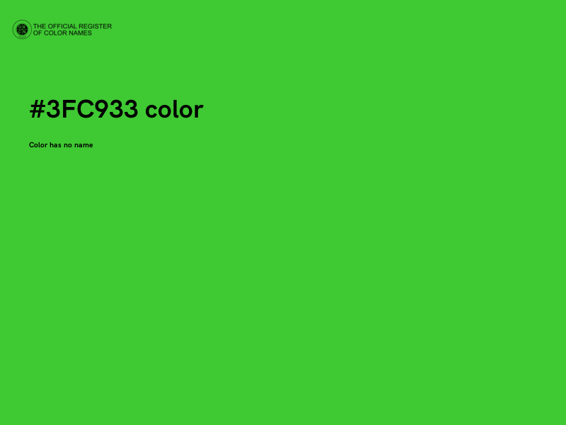 #3FC933 color image