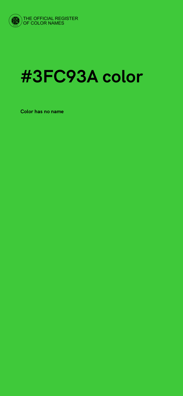 #3FC93A color image