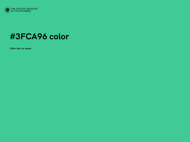 #3FCA96 color image