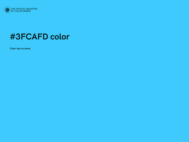#3FCAFD color image