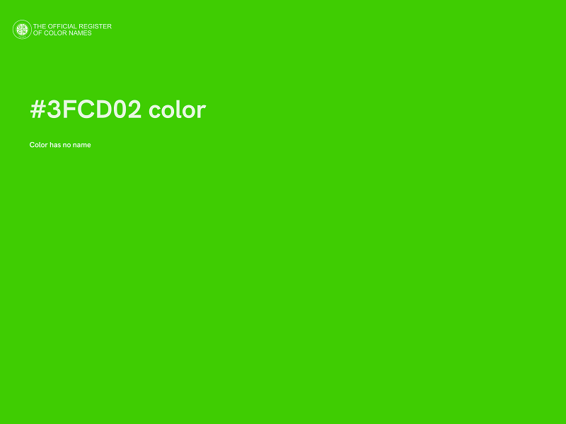 #3FCD02 color image