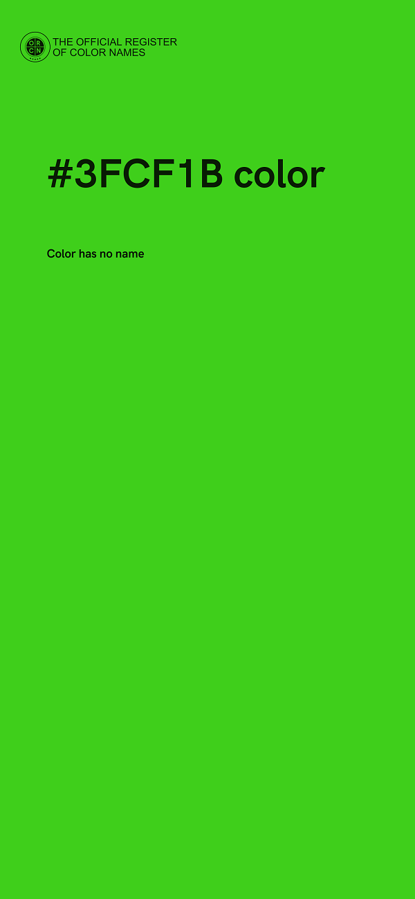 #3FCF1B color image