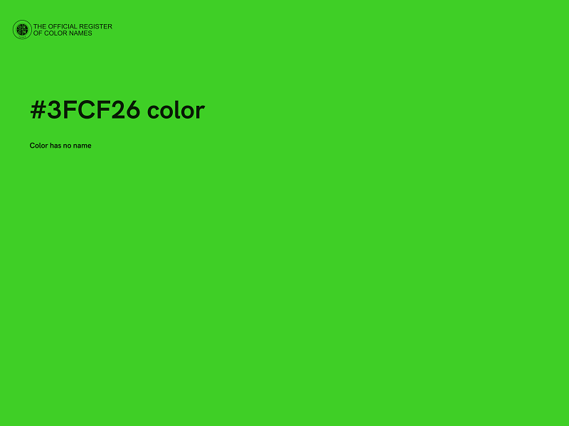 #3FCF26 color image