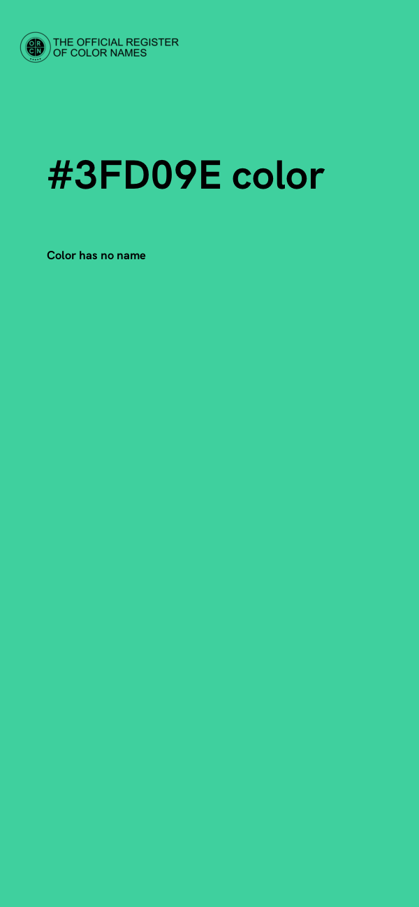 #3FD09E color image