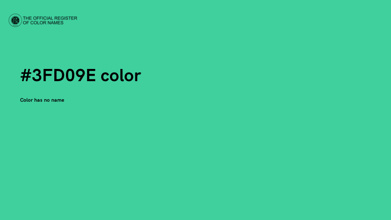 #3FD09E color image