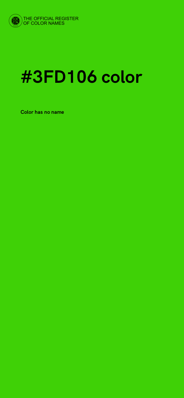 #3FD106 color image