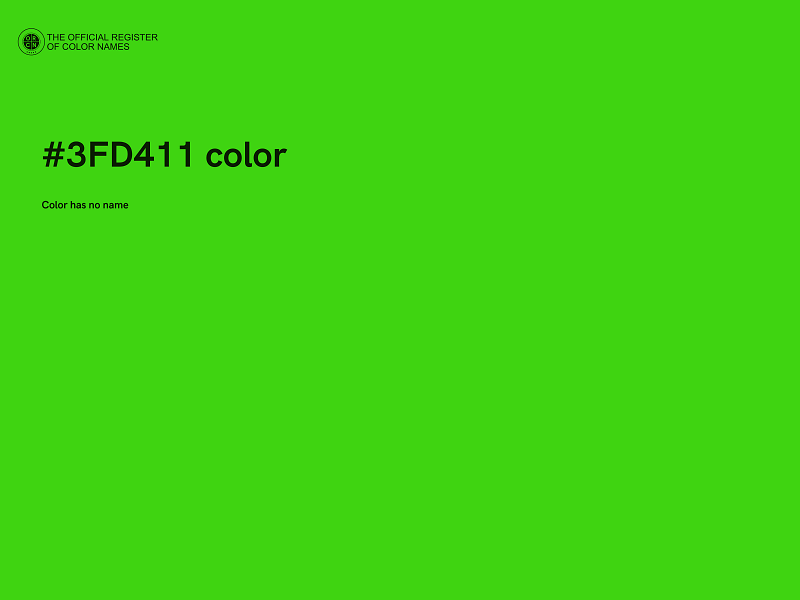 #3FD411 color image