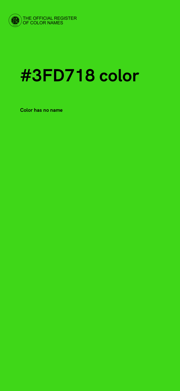#3FD718 color image