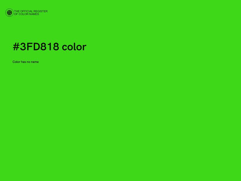 #3FD818 color image