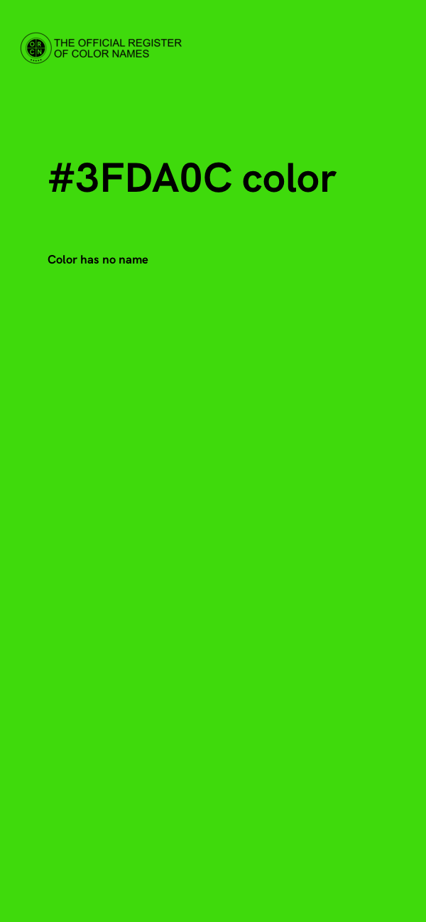 #3FDA0C color image