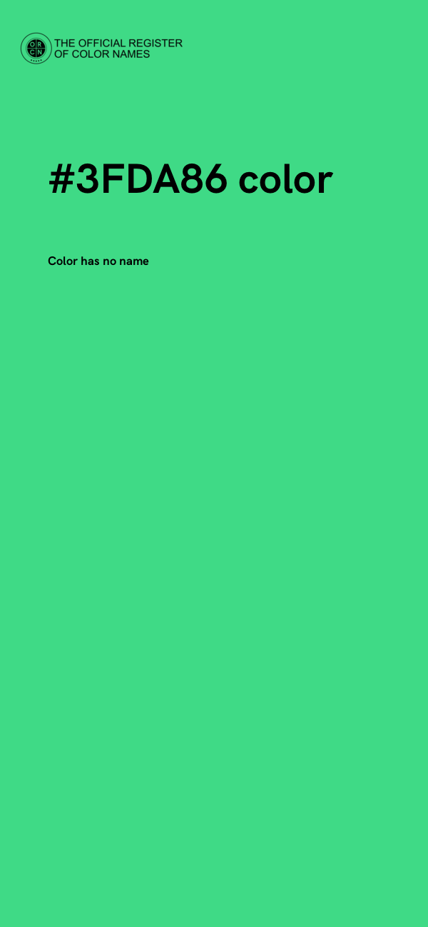 #3FDA86 color image