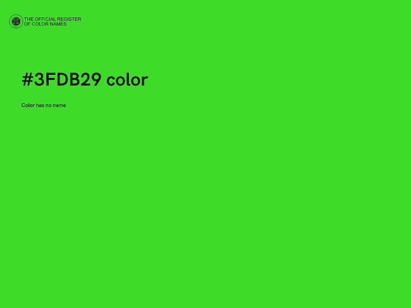 #3FDB29 color image