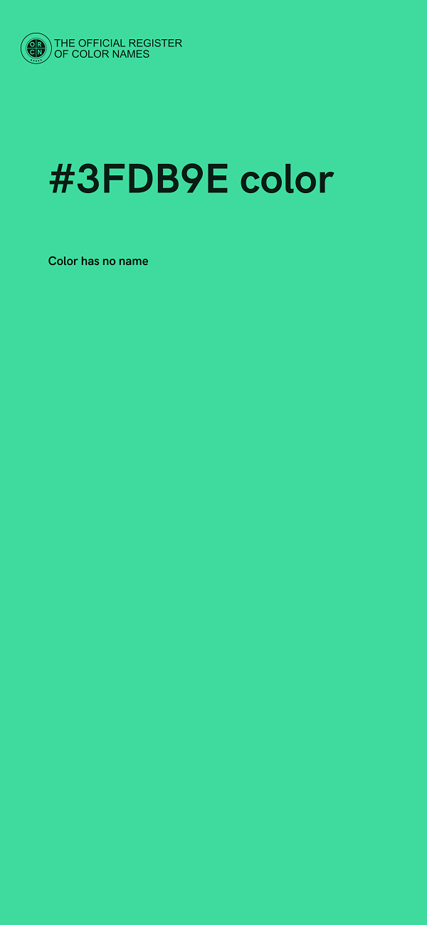 #3FDB9E color image