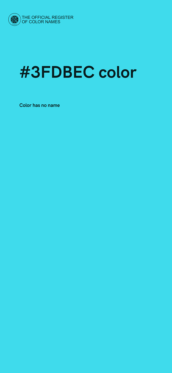 #3FDBEC color image