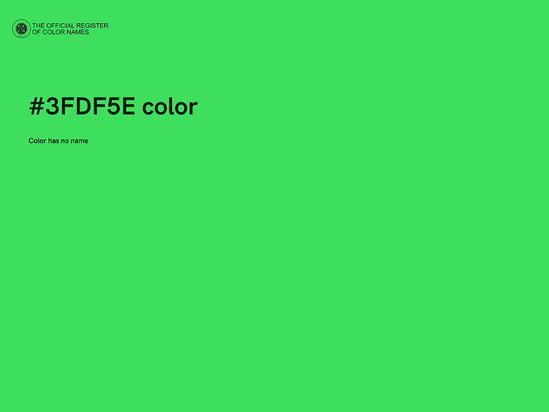 #3FDF5E color image