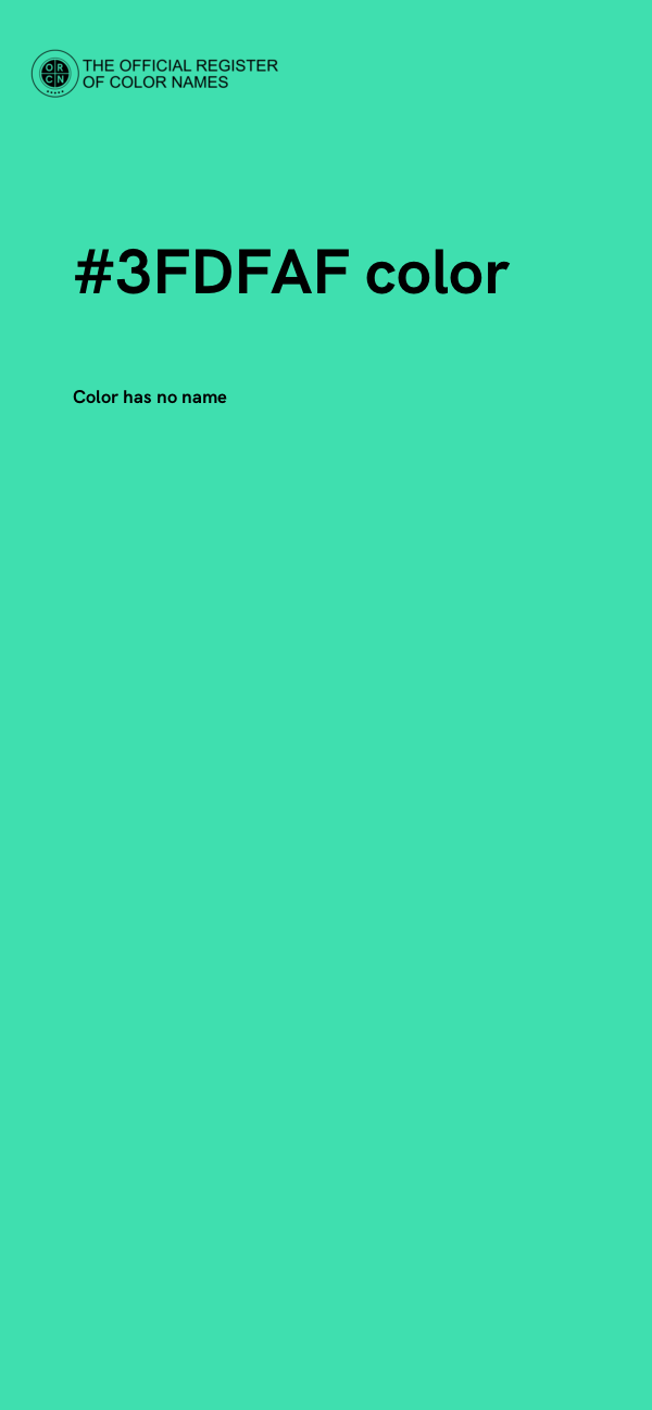 #3FDFAF color image