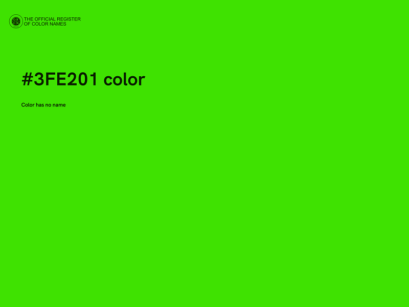 #3FE201 color image