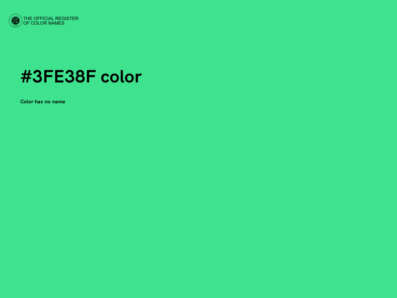 #3FE38F color image