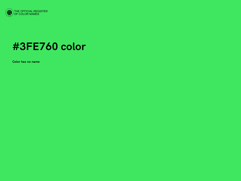 #3FE760 color image