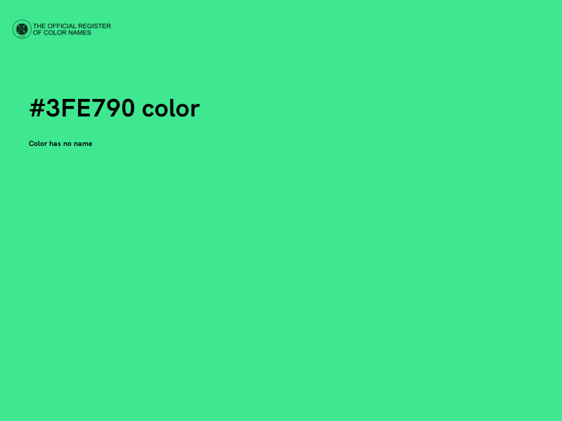 #3FE790 color image
