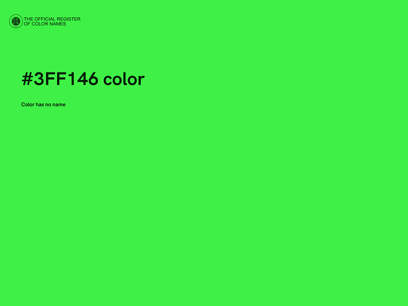 #3FF146 color image