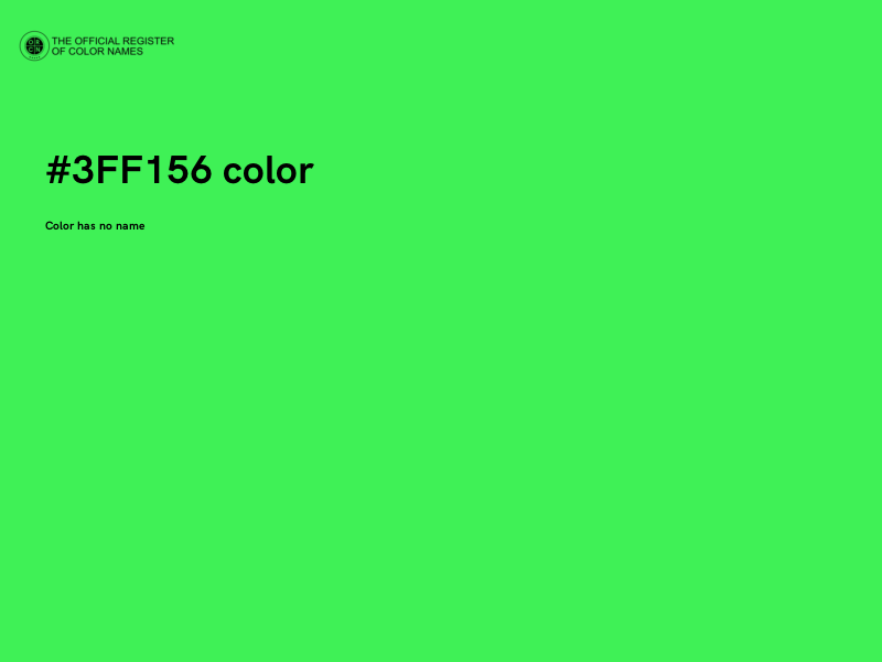 #3FF156 color image