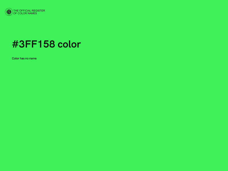 #3FF158 color image