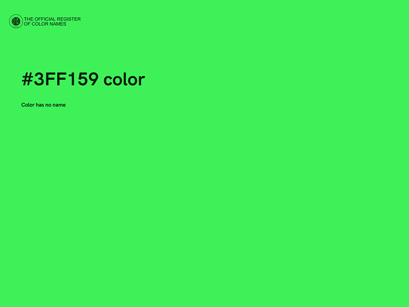 #3FF159 color image