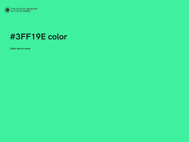 #3FF19E color image