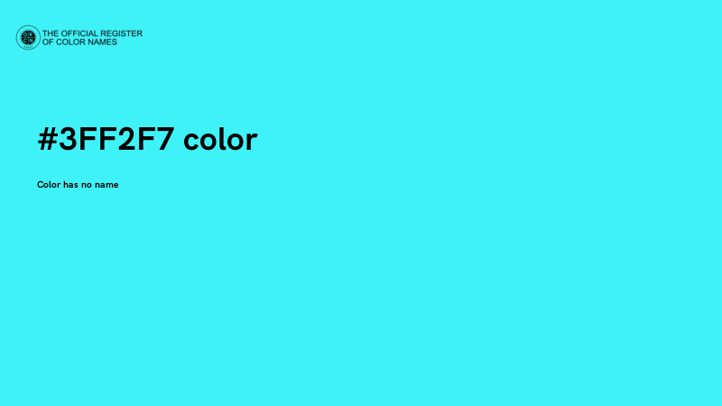 #3FF2F7 color image