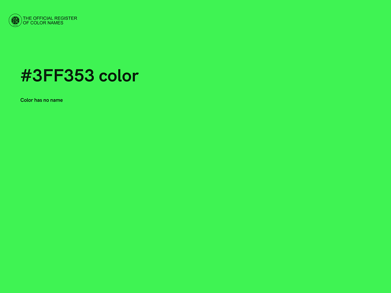 #3FF353 color image