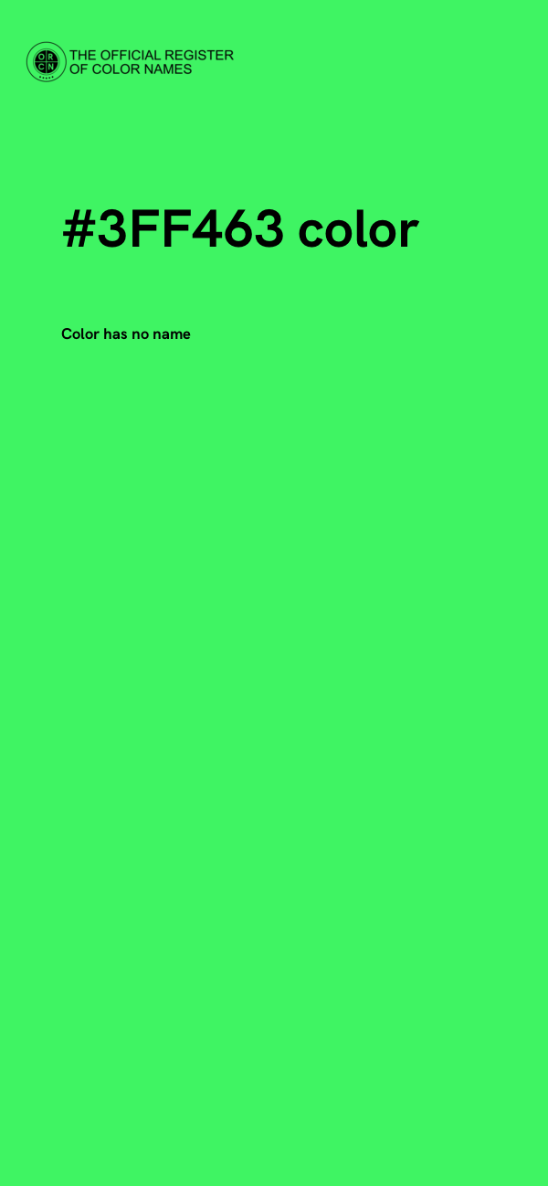 #3FF463 color image