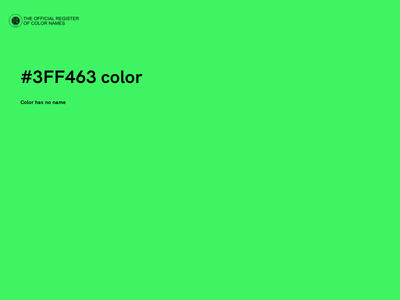 #3FF463 color image