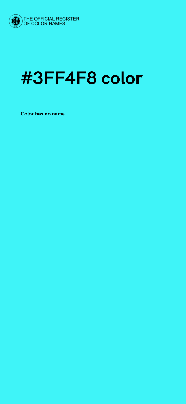 #3FF4F8 color image