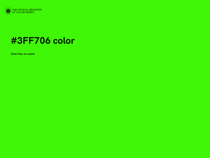 #3FF706 color image