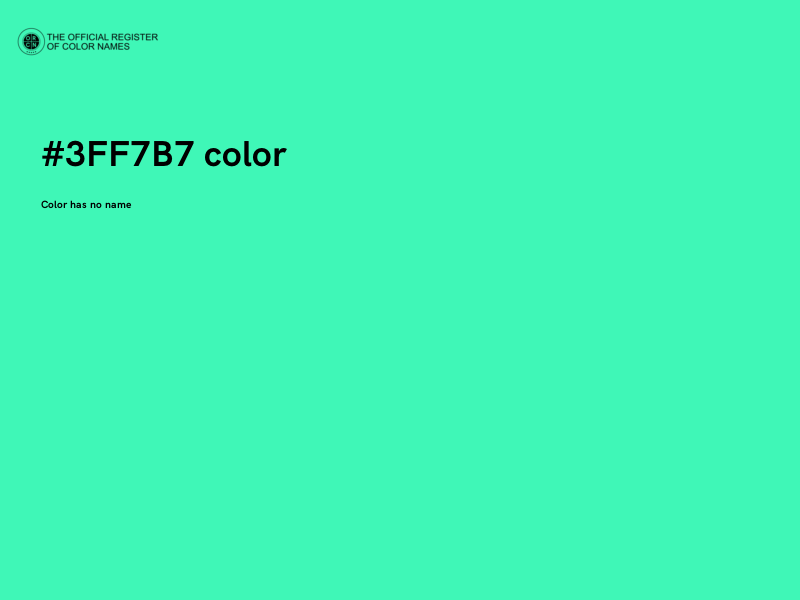 #3FF7B7 color image