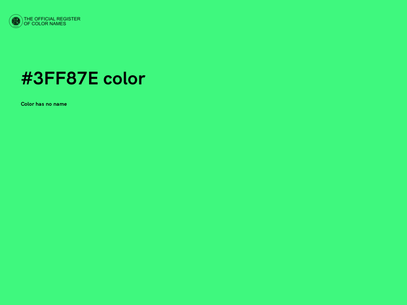 #3FF87E color image
