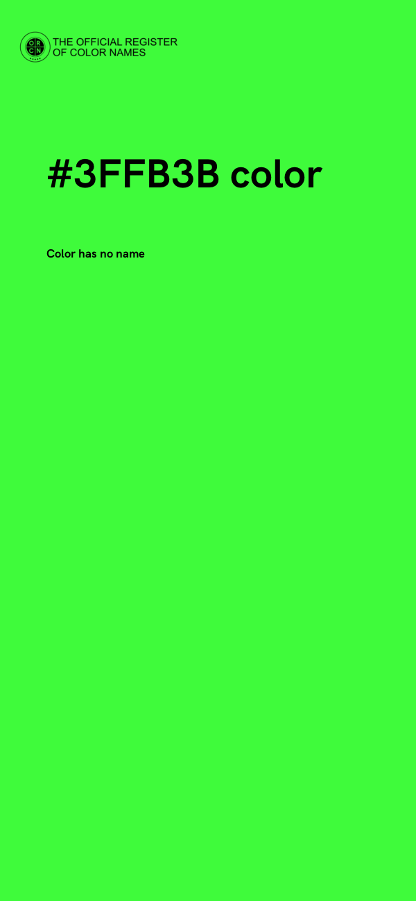 #3FFB3B color image