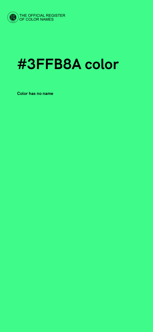 #3FFB8A color image