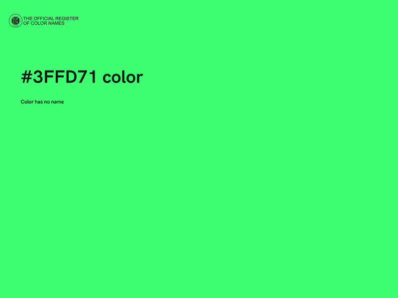 #3FFD71 color image