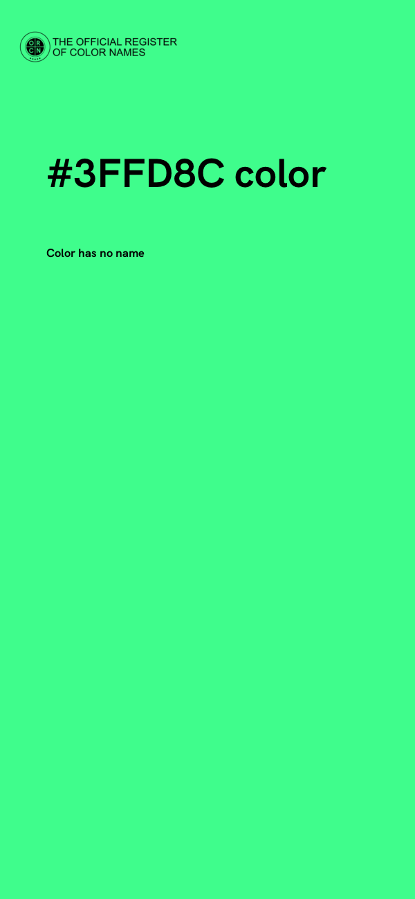 #3FFD8C color image