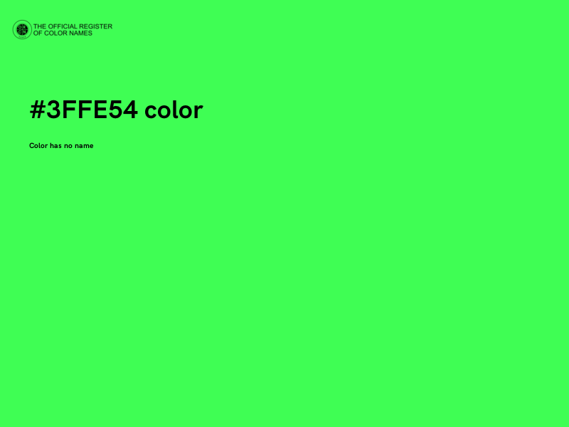 #3FFE54 color image
