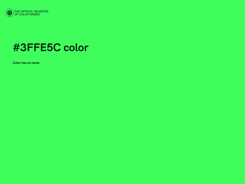 #3FFE5C color image