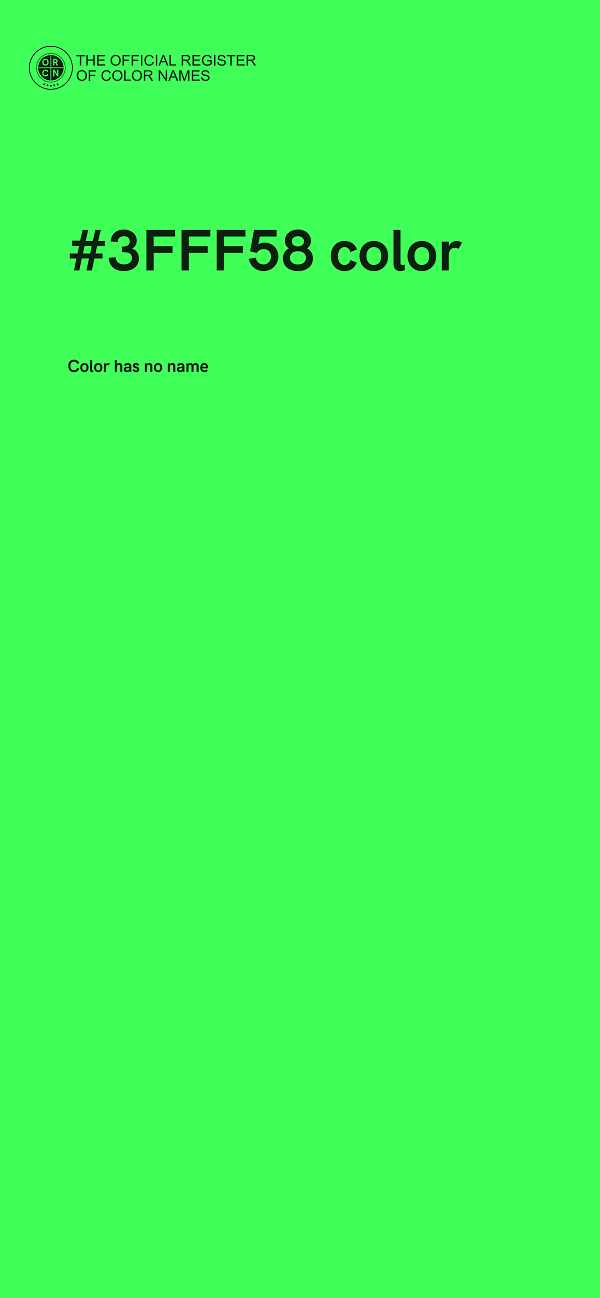 #3FFF58 color image