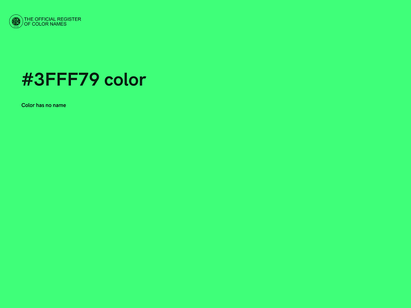 #3FFF79 color image