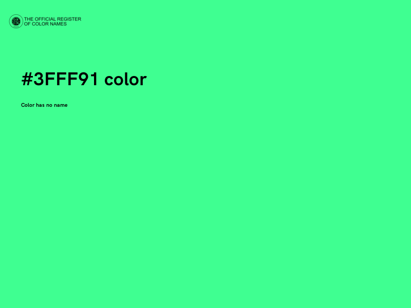 #3FFF91 color image